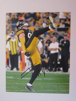 T.J. WATT SIGNED 8X10 PHOTO WITH COA