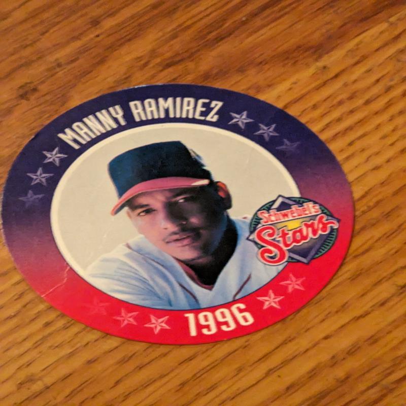 Manny Ramirez 1996 Schwebel's Stars Disc