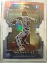 2022 Prizm Baseball RWB Rookie Edward Cabrera #102