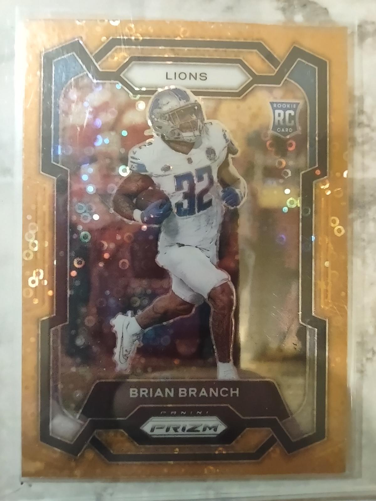 2023 Prizm No Huddle Rookie Brian Branch #328