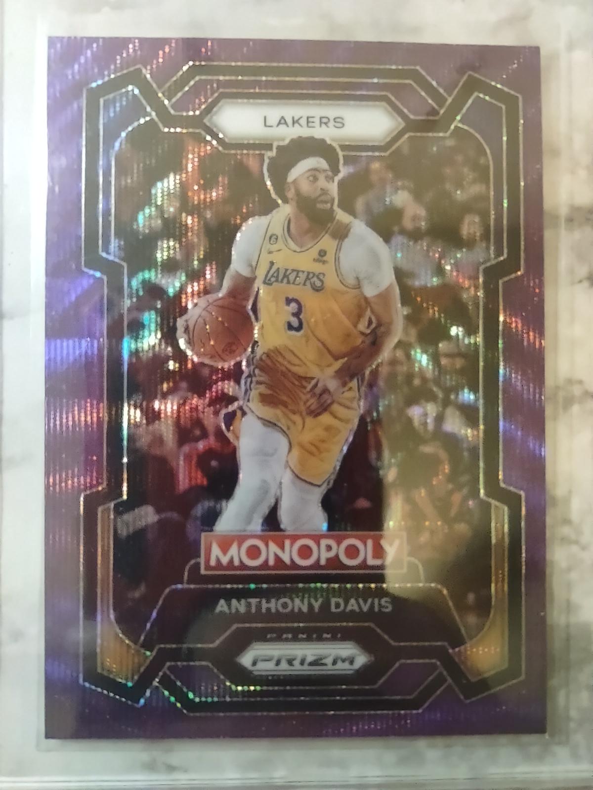 2023-24 Prizm Monopoly Purple Wave Anthony Davis #41