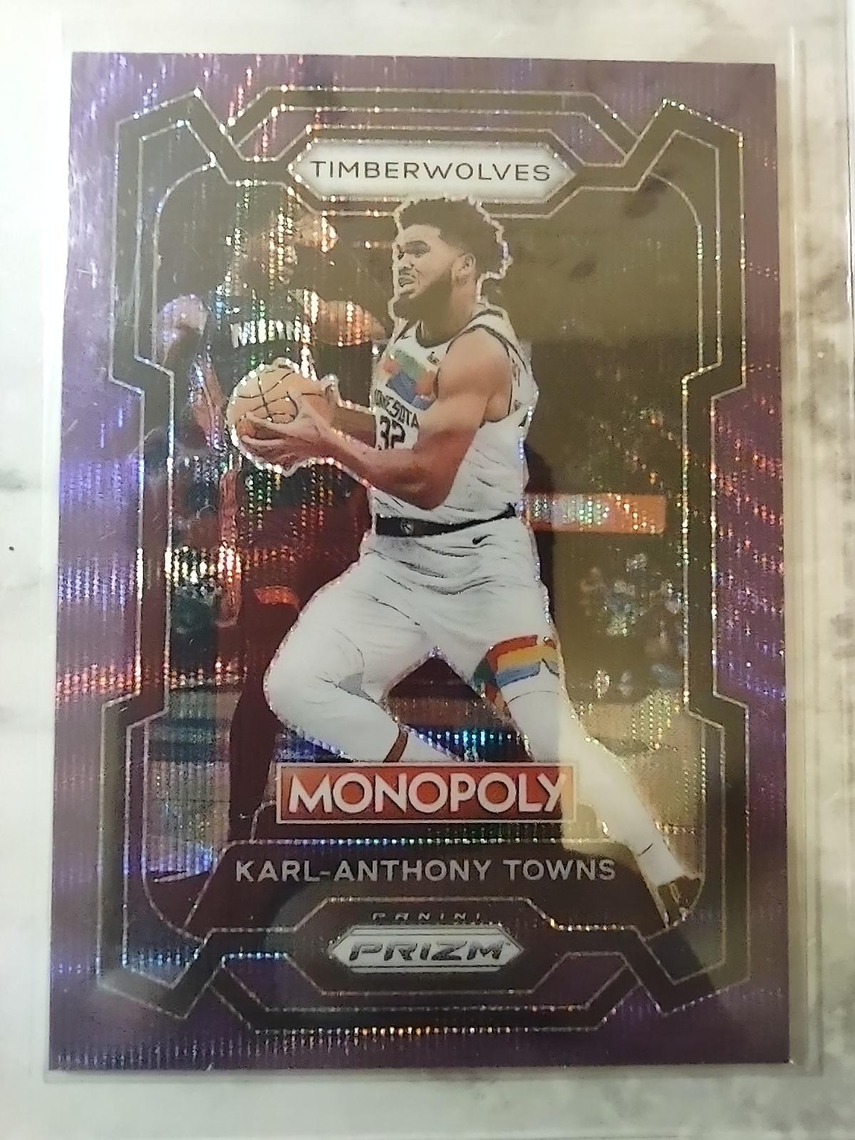 2023-24 Prizm Monopoly Purple Wave Karl-Anthony Towns #53