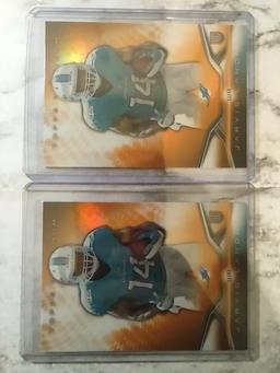 2-2014 Topps Platinum Orange Refractors Rookies Jarvis Landry #118