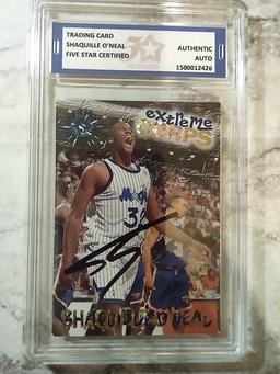 Hand Signed Shaquille O'neal W/ COA