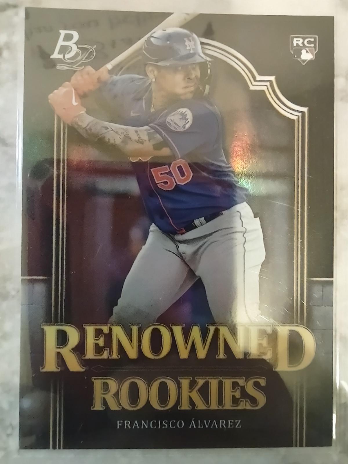 2023 Bowman Platinum Renowned Rookies Francisco Alvarez #2