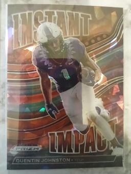 prizm Draft Picks Cracked Ice Instant Impact Rookie Quentin Johnson #11