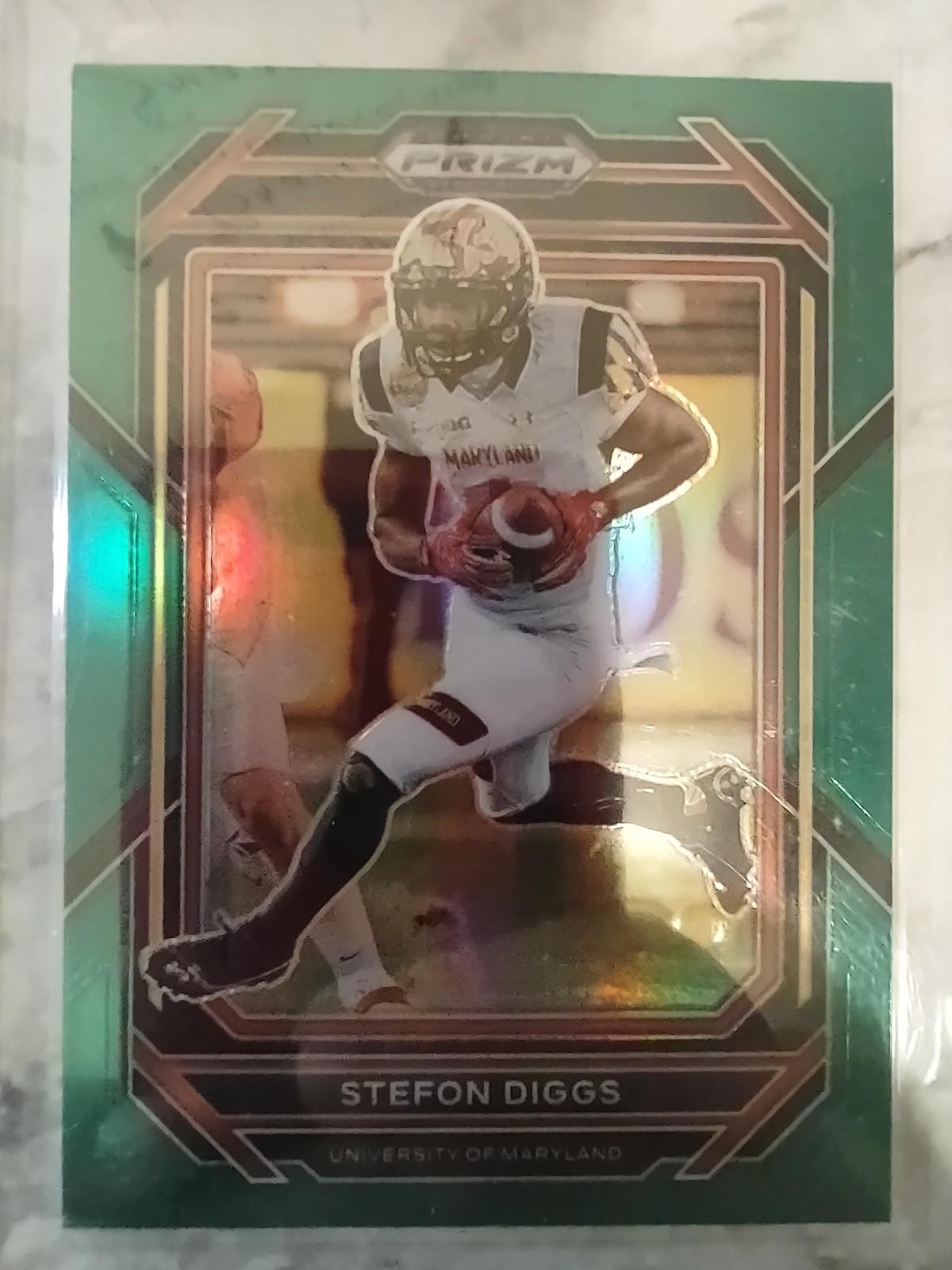 2023 Prizm Draft Stephon Diggs Green Prizm #88