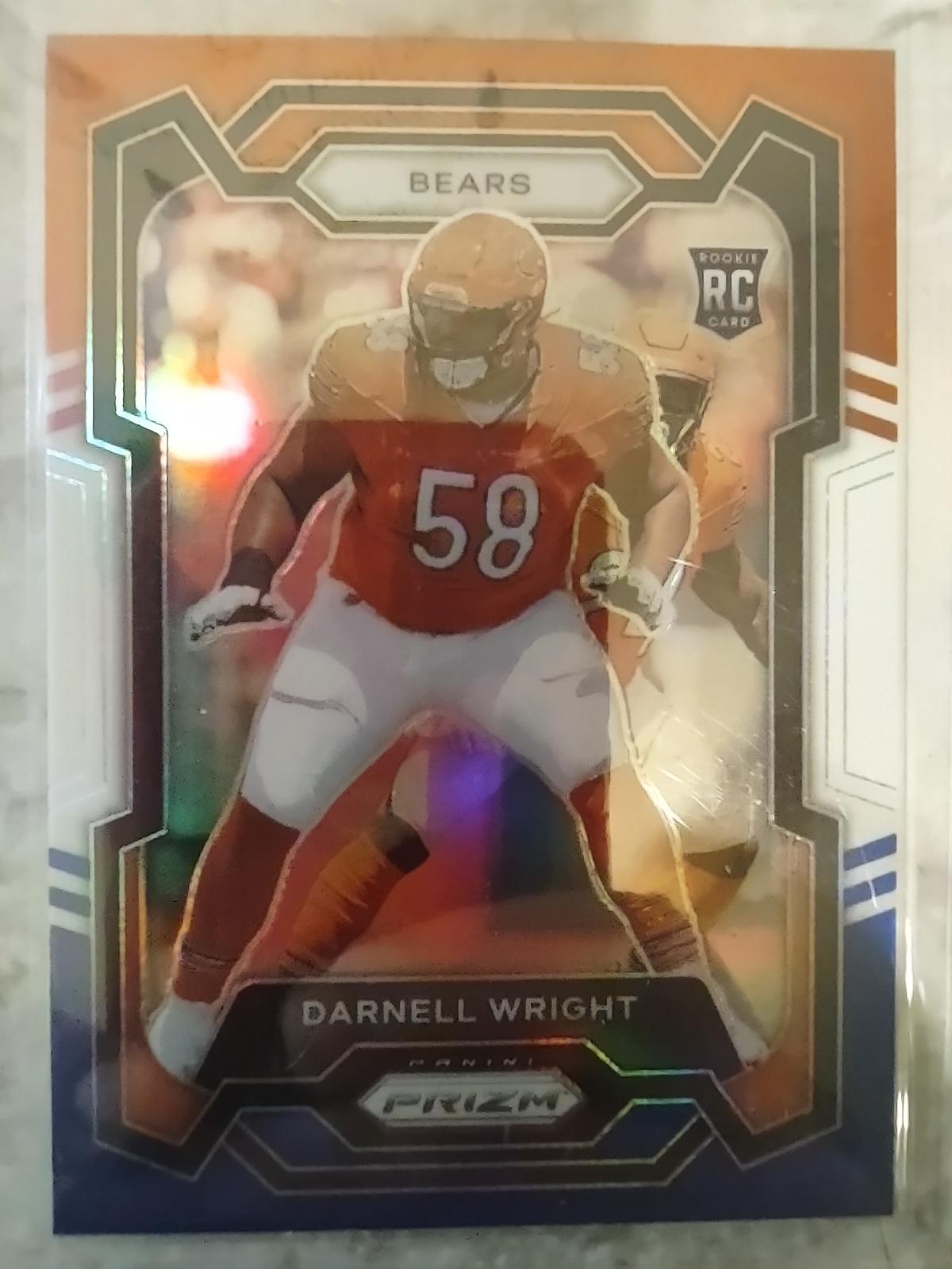 2023 Prizm RWB Prizm Rookie Darnell Wright #313