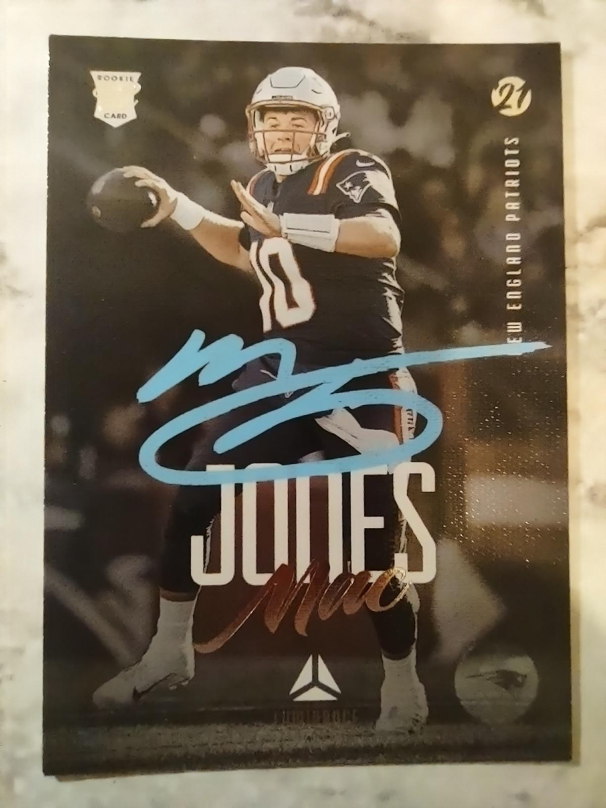 Hand Signed Mac Jones Rookie W/ COA