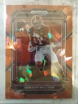 2023 Prizm Draft Picks Red Cracked Ice Rookie Jameson Williams #47