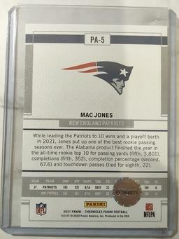 Hand Signed Mac Jones Rookie W/COA