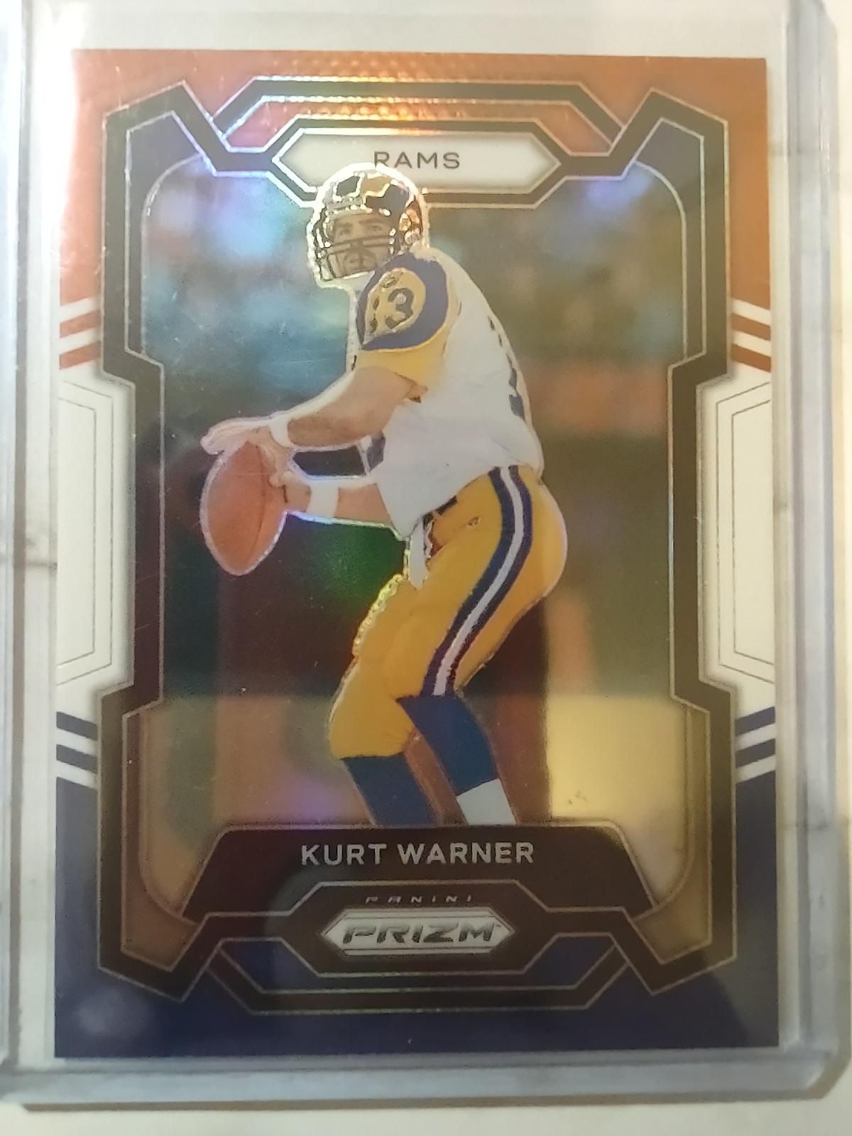 2023 Prizm Football RWB Prizm Kurt Warner #166