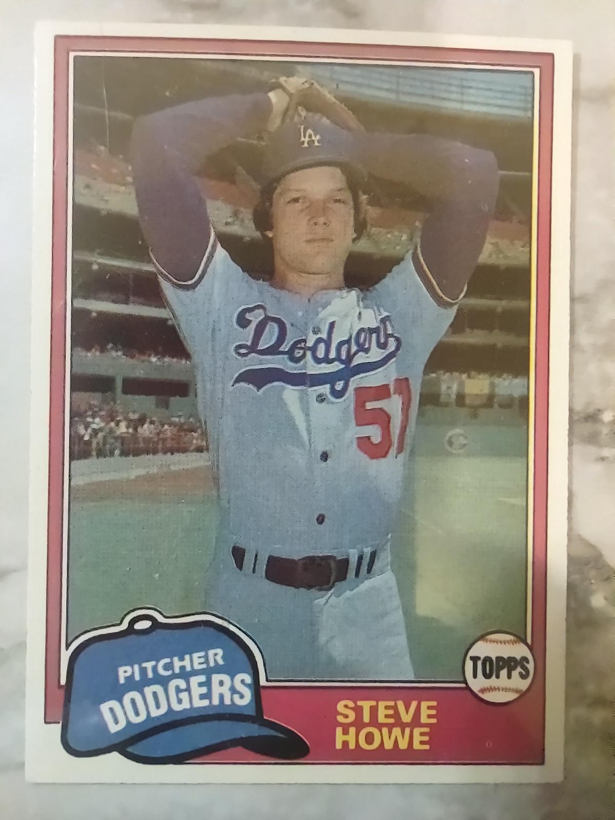 1981 Topps Steve Howe Rookie #683