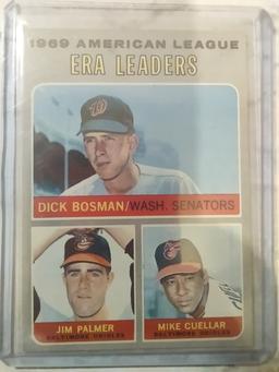 1970 Topps ERA Leaders Bosman/ Palmer/ Cuellar #68