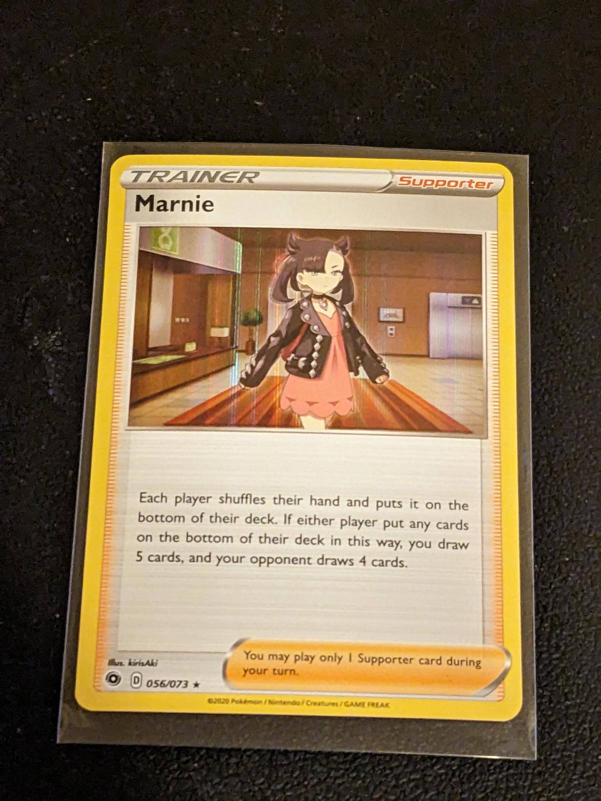 Pokémon TCG Marnie Champion's Path 056/073 Holo Holo Rare
