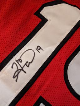 Hines Ward Autographed Signed Red Jersey with coa