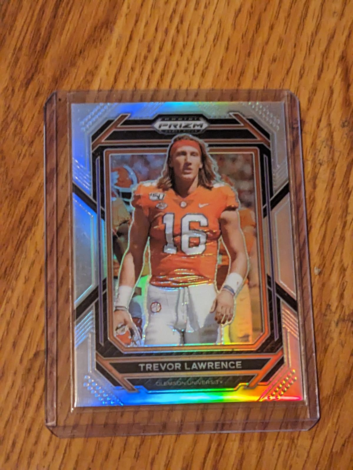 2023 Prizm Draft Picks Trevor Lawrence VARIATION SILVER PRIZM #96 Tigers Jaguars