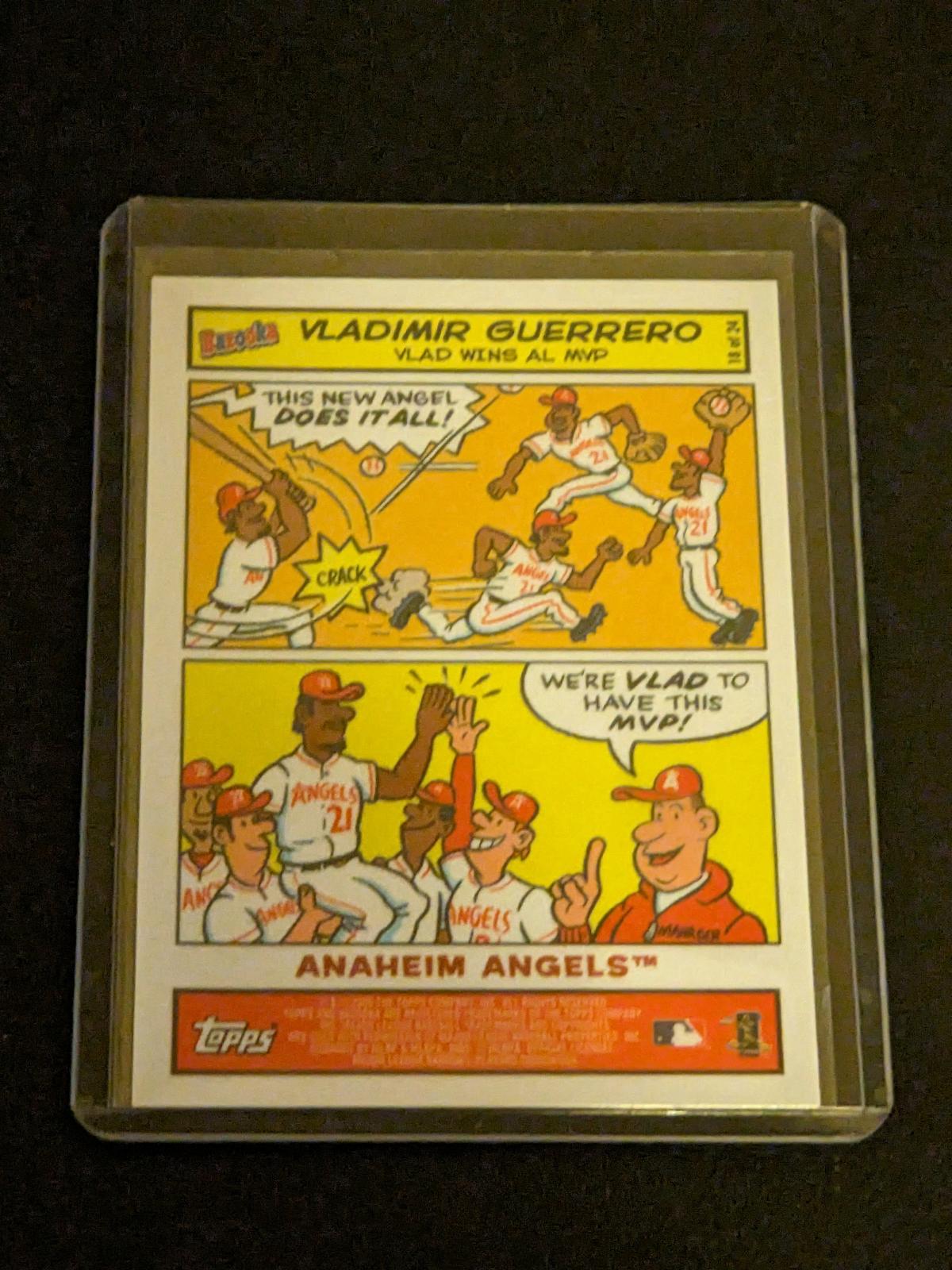 2005 Topps Bazooka Comics Vladimir Guerrero #18