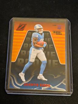 2023 Panini Zenith Jahmyr Gibbs RC RED ZONE Parallel SP #144 Lions