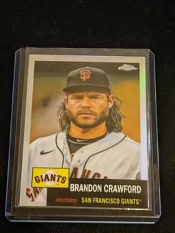 Brandon Crawford 2022 Topps Chrome silver Refractor