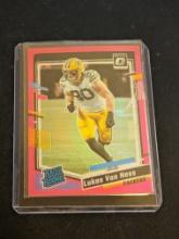 2023 Panini Donruss Optic Lukas Van Ness Rated Rookie Pink Prizm #240