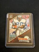 2021 BARRY SANDERS DONRUSS OPTIC PURPLE PRIZM REFRACTOR RETRO SERIES