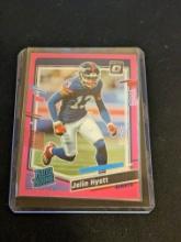 2023 Donruss Optic #279 Jalin Hyatt Pink Holo Prizm Rated Rookie New York Giants