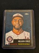 2022 Topps Chrome Platinum Anniversary #436 Nelson Cruz Refractor Black