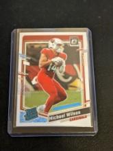 2023 Panini Donruss Optic Michael Wilson Rated Rookie Base #204 Cardinals RC