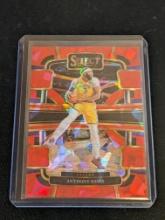 2023 Panini Select #20 Anthony Davis Red Cracked Ice Concourse Lakers
