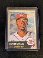 2022 Topps Chrome Platinum HUNTER GREENE ROOKIE RC #77 Cincinnati Reds