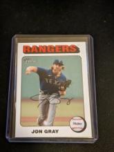 2024 Topps Heritage Jon Gray White Border #335 Texas Rangers