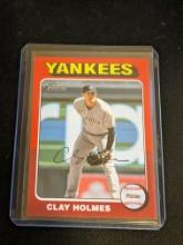 Clay Holmes 2024 Heritage red border insert