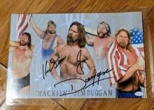 Jim Duggan Autographed photo with JSA coa