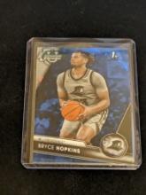 2023-24 Bowman U Chrome #70 Bryce Hopkins 1st Bowman Blue Cracked ice