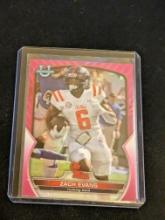 2022 Bowman U Chrome ZACH EVANS Pink Refractor #10 Ole Miss