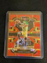 2023-24 Panini Select #33 Jordan Clarkson Red Cracked Ice Prizms JC