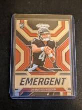 Desmond Ridder 2022 Panini Prizm #E-2 Emergent Atlanta Falcons