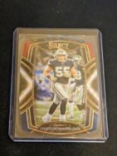 2020 Panini Select Club Level Maroon Prizm Die-Cut Leighton Vander Esch #232