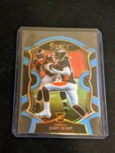 2020 Panini Select Jerry Jeudy Concourse Level Blue Prizm Die-Cut #56 Broncos RC