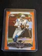 Cam Newton #103 2014 Topps Chrome Orange Refractors Carolina Panthers