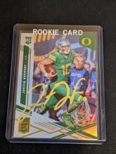 Justin Herbert RC autographed card w/coa