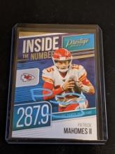 Patrick Mahomes II autographed card w/coa