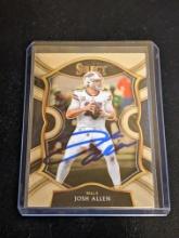 Josh Allen autographed card w/coa