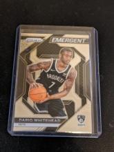 Dariq Whitehead 2023-24 Panini Prizm #20 Emergent Prizms Silver