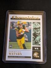 Christian Watson RC 2022 Panini Chronicles Green Bay Packers #39