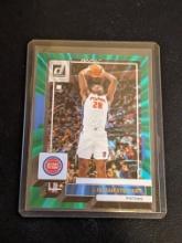 2022-23 Donruss Isaiah Stewart Detroit Pistons #44 Green Laser