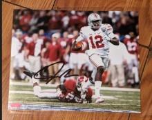 Cardale Jones autographed 8x10 photo with coa