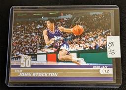 2007-2008 Topps John Stockton Honor Roll card #28 of 50