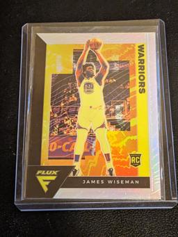 James Wiseman RC 2020-21 Flux Silver Prizm Rookie Card #204